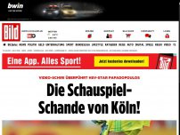 Bild zum Artikel: Schauspiel-Schande! - Video-Schiri überführt HSV-Star Papadopoulos