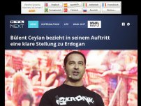 Bild zum Artikel: Bülent Ceylan bezieht in seinem Auftritt eine klare Stellung zu Erdogan