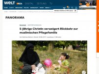 Bild zum Artikel: Verstörtes Mädchen: 5-jährige Christin verweigert Rückkehr zur muslimischen Pflegefamilie