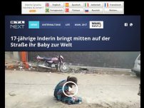 Bild zum Artikel: 17-jährige Inderin bringt mitten auf der Straße ihr Baby zur Welt