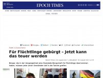 Bild zum Artikel: Für Flüchtlinge gebürgt – Jetzt kann das teuer werden