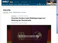 Bild zum Artikel: 'Zu komplizierte Verfahren': Forscher fordern mehr Einbürgerungen zur Rettung der Demokratie