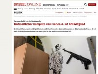 Bild zum Artikel: Terrorverdacht bei der Bundeswehr: Mutmaßlicher Komplize von Franco A. ist AfD-Mitglied