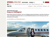 Bild zum Artikel: SPD-Kandidat Martin Schulz: Hang zur Vielfliegerei
