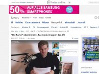 Bild zum Artikel: 'Die Partei' übernimmt 31 Facebook-Gruppen der AfD