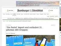 Bild zum Artikel: Satire: 'Die Partei' kapert und verändert 31 geheime AfD-Gruppen