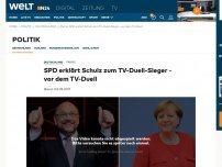 Bild zum Artikel: Panne: SPD erklärt Schulz zum TV-Duell-Sieger - vor dem TV-Duell