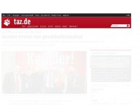 Bild zum Artikel: Anti-AfD-Aktion der Partei „Die Partei“: Gender-Irsinn nur geschlechtsneutral