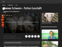 Bild zum Artikel: Armes Schwein - Fettes Geschäft