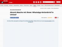 Bild zum Artikel: Gutschein-Kettenbrief - Abzock-Masche mit Rewe: WhatsApp-Kettenbrief in Umlauf