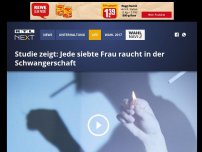 Bild zum Artikel: Studie zeigt: Jede siebte Frau raucht in der Schwangerschaft