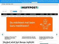 Bild zum Artikel: Merkel wird bei ihrem Auftritt in Finsterwalde von hunderten Menschen ausgebuht - Medien sind schockiert