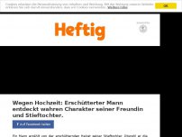 Bild zum Artikel: Wegen Hochzeit: Erschütterter Mann entdeckt wahren Charakter seiner Freundin und Stieftochter.