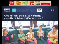 Bild zum Artikel: Oma mit fünf Enkeln aus Wohnung gemobbt: Spielten die Kinder zu laut?