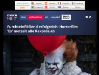 Bild zum Artikel: Furchteinflößend erfolgreich: Horrorfilm 'Es' metzelt alle Rekorde ab