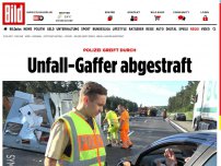 Bild zum Artikel: Polizei greift durch - Unfall-Gaffer abgestraft