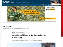 Bild zum Artikel: S-Bahnhof Neukölln: 'Attacke auf Mann in Berlin – weil er ein Kreuz trug