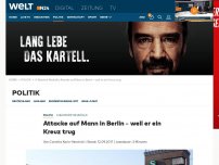 Bild zum Artikel: S-Bahnhof Neukölln: Attacke auf Mann in Berlin - weil er ein Kreuz trug