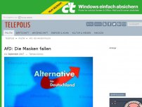 Bild zum Artikel: Die Masken fallen