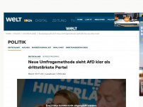 Bild zum Artikel: Bundestagswahl: Neue Umfragemethode sieht AfD klar als drittstärkste Partei