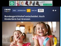 Bild zum Artikel: Bundesgerichtshof entscheidet: Auch Kinderlärm hat Grenzen