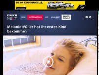 Bild zum Artikel: Melanie Müller: Hurra, das Baby ist da!