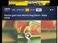 Bild zum Artikel: Mutter geht eine Woche lang feiern - Baby stirbt