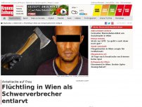 Bild zum Artikel: Flüchtling in Wien als Schwerverbrecher entlarvt