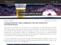 Bild zum Artikel: Düsseldorf Fans sammeln für Freibier im Gästeblock