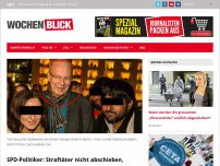 Bild zum Artikel: SPD-Politiker: Straftäter nicht abschieben, sondern „in Deutschland verteilen“!