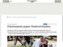 Bild zum Artikel: Thaifood-Händler müssen Stände abbauen