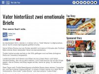 Bild zum Artikel: Vater hinterlässt zwei emotionale Briefe