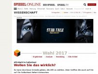 Bild zum Artikel: AfD-Wahl im Selbsttest: Wollen Sie das wirklich?