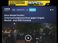 Bild zum Artikel: Alice Weidel bläst zur Attacke auf Angela Merkel - Anti-AfD-Proteste