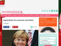Bild zum Artikel: Angela Merkel: Ihre schönsten Jubel-Bilder