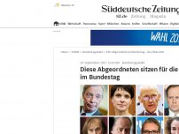 Bild zum Artikel: Diese Abgeordneten sitzen für die AfD im Bundestag