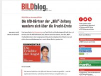 Bild zum Artikel: Die AfD-Gärtner der „Bild“-Zeitung wundern sich über die Frucht-Ernte