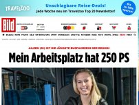 Bild zum Artikel: Aileen (18) - Mein Arbeitsplatz hat 250 PS