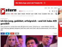 Bild zum Artikel: Bundestagswahl: Ich bin jung, gebildet, erfolgreich - und ich habe AfD gewählt