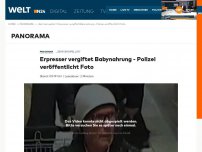 Bild zum Artikel: 'Sehr skrupellos': Erpresser vergiftet Lebensmittel - Polizei veröffentlicht Foto