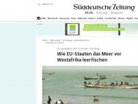 Bild zum Artikel: Wie EU-Staaten das Meer vor Westafrika leerfischen