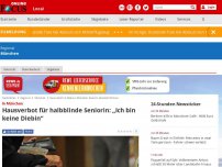 Bild zum Artikel: In München - Hausverbot für halbblinde Seniorin: „Ich bin keine Diebin“