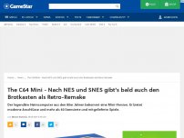 Bild zum Artikel: News: The C64 Mini  - Nach NES und SNES gibt's bald auch den Brotkasten als Retro-Remake