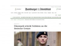 Bild zum Artikel: Kontrolle: Dänemark schickt Soldaten an die deutsche Grenze