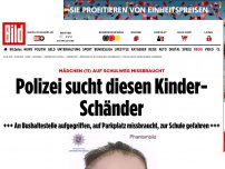 Bild zum Artikel: Missbrauch auf Schulweg - Polizei sucht diesen Kinder-Schänder