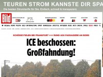 Bild zum Artikel: In Höhe Frankfurt - ICE beschossen: Großfahndung!
