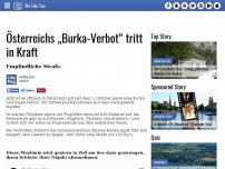 Bild zum Artikel: Österreichs „Burka-Verbot“ tritt in Kraft