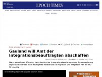 Bild zum Artikel: Gauland will Amt der Integrationsbeauftragten abschaffen