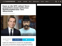 Bild zum Artikel: Kann er die SPÖ retten? Kern präsentiert neuen britischen Wahlberater Tom Silverstone