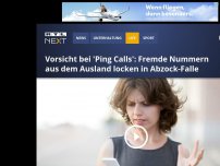Bild zum Artikel: Vorsicht bei 'Ping Calls': Fremde Nummern aus dem Ausland locken in Abzock-Falle